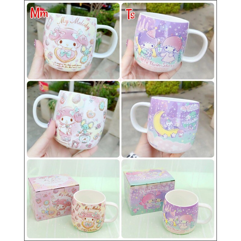 Cốc Sứ Uống Nước In Hình Twinstar Cinnamoroll My Melody Đáng Yêu