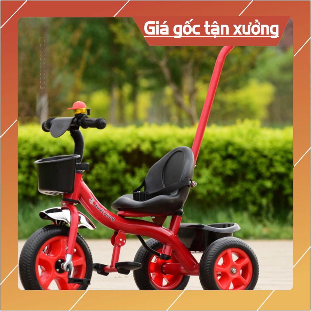 [Giá sỉ] Xe đạp 3 bánh có cán đẩy hàng cao cấp cho bé từ 1-5 tuổi