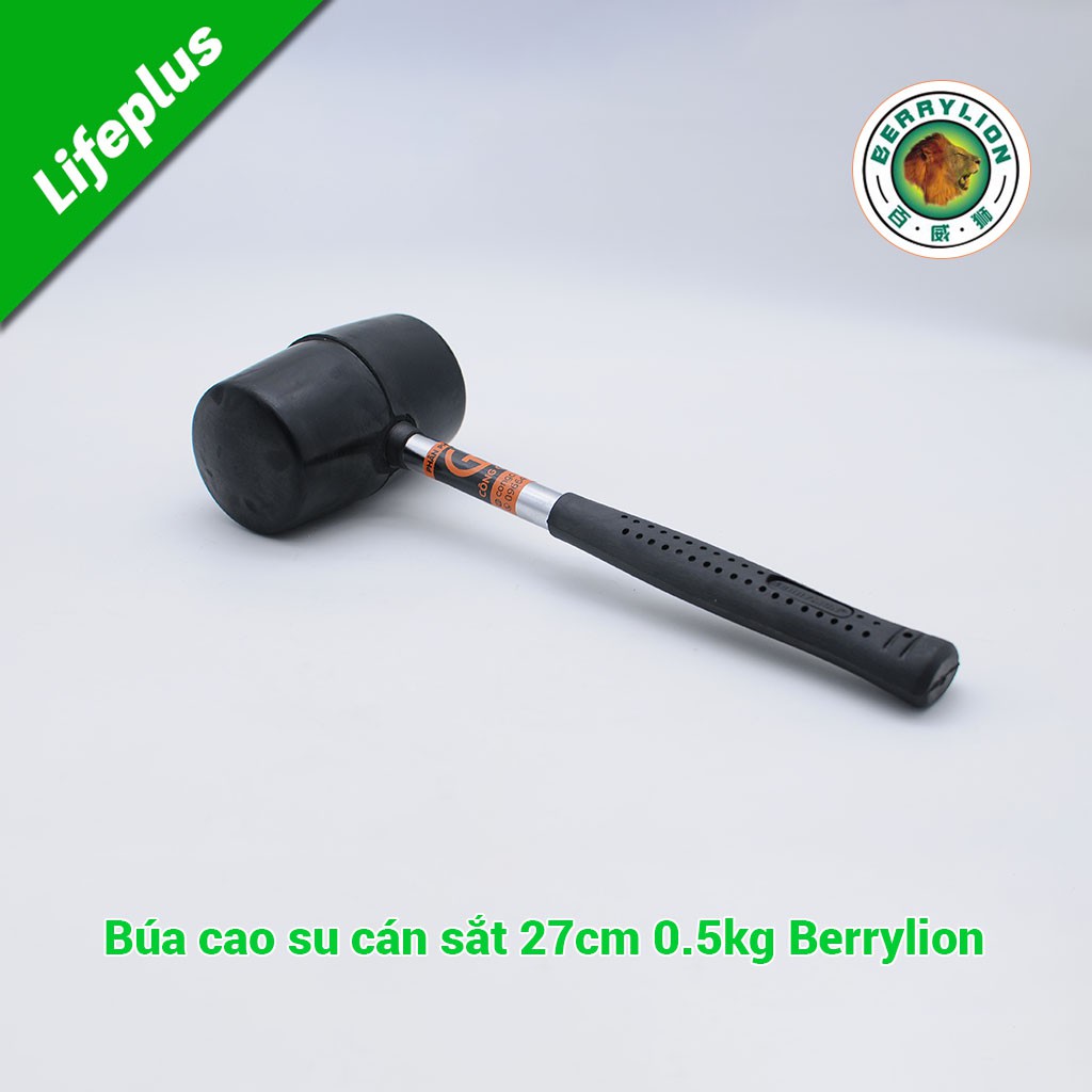 Búa cao su cán sắt 0.5kg Berrylion 27cm