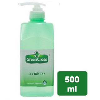 Rửa Tay Khô 🌈HÀNG CHÍNH HÃNG🌈 Gel rửa tay khô GREEN CROSS - chai vòi nhấn 500ml  | Greencross
