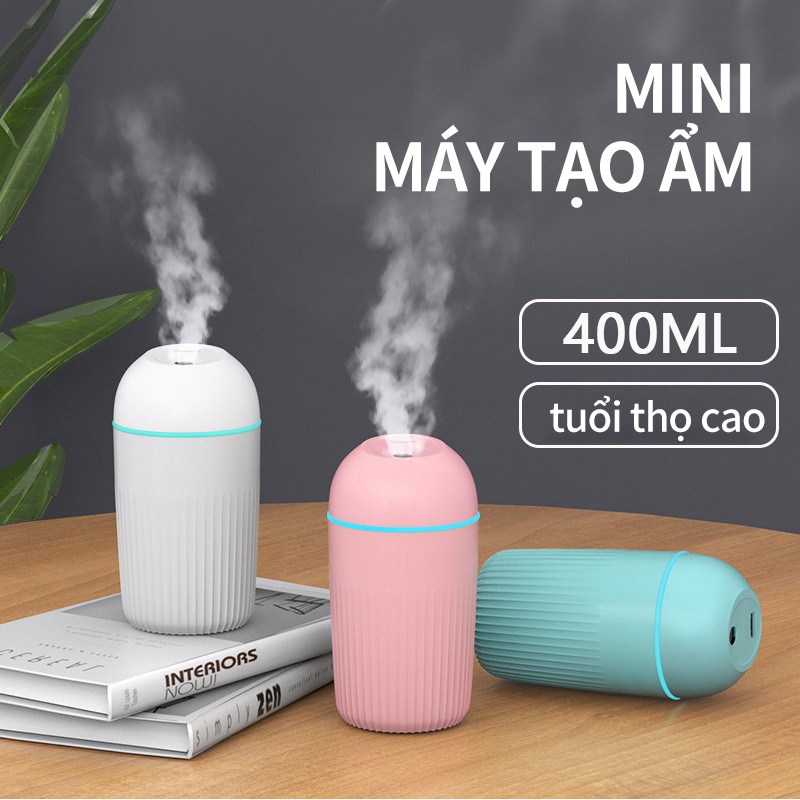 Máy Phun Sương Tạo Ẩm Dung Tích Lớn 420ml Máy Khuếch Tán Tinh Dầu Cao Cấp Giúpa Thơm Phòng &amp; Đuổi Muỗi