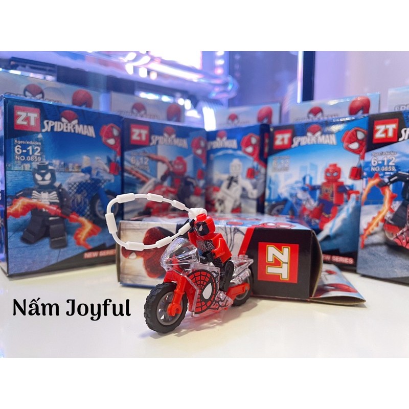 Lego ghép hình người nhện hộp nhỏ 16 mảnh