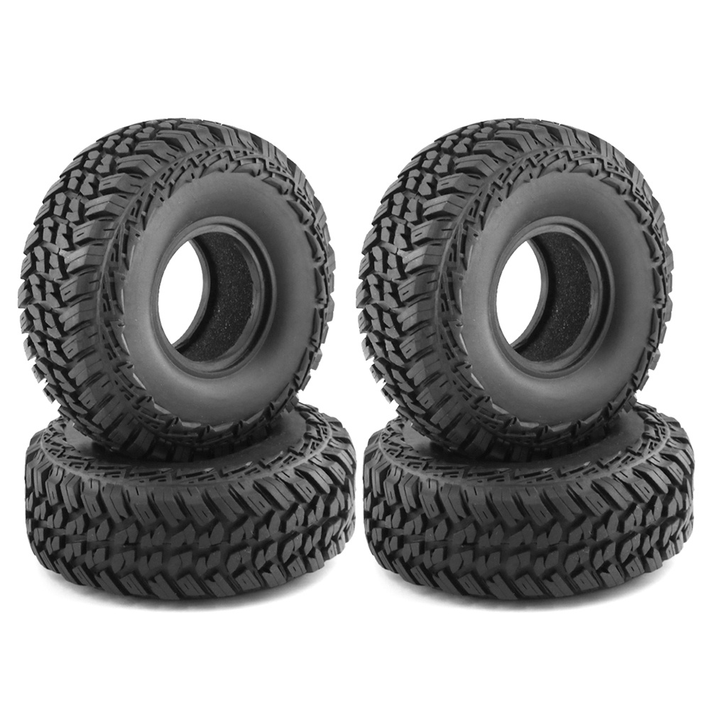 Lốp Xe Cao Su 1.9 Inch 120mm Kèm Mút Bên Trong Cho Xe Điều Khiển Crawler TRX4 TRX6 SCX10 D90 90046 CC01 YIKONG 4102 4103 1.9 Inch