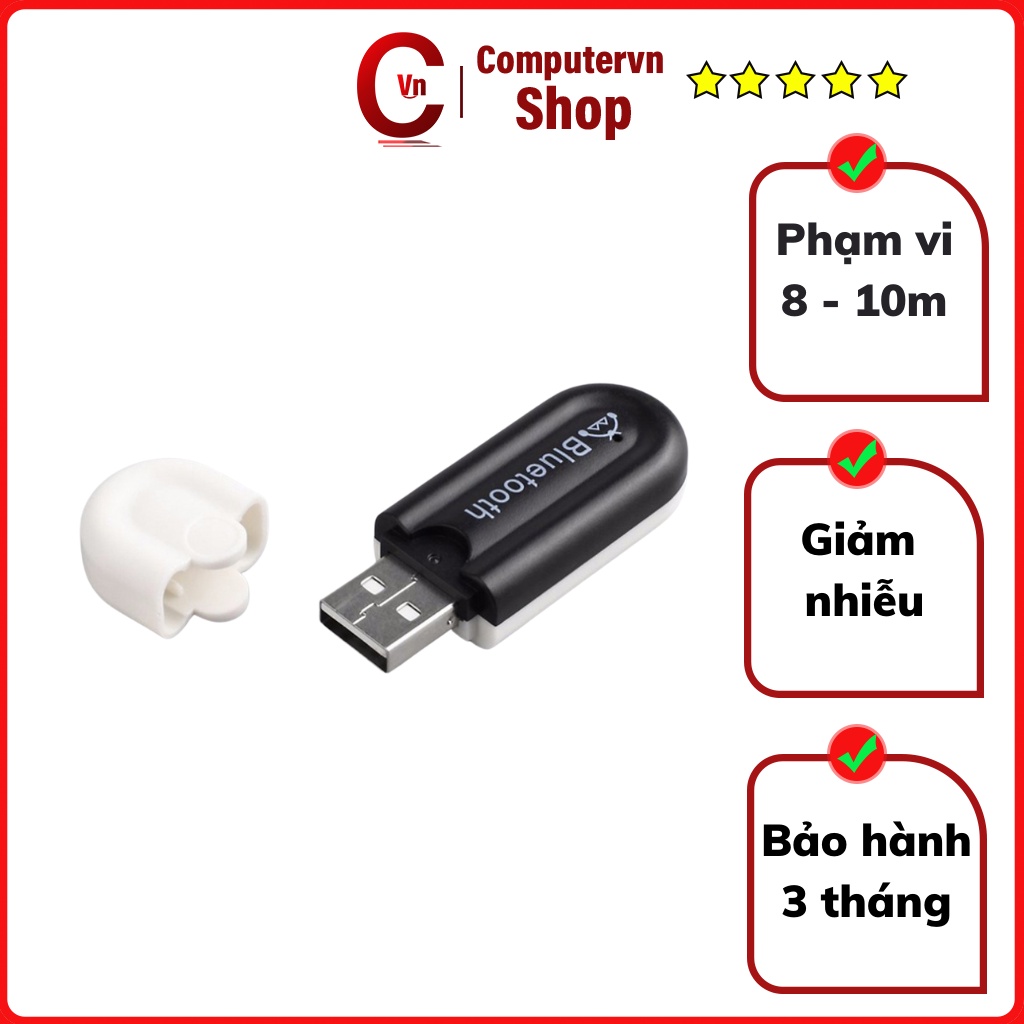 USB thu Bluetooth Audio Receiver Dongle Hjx-0011 Dùng cho loa, amply, tivi 5.0 BT.