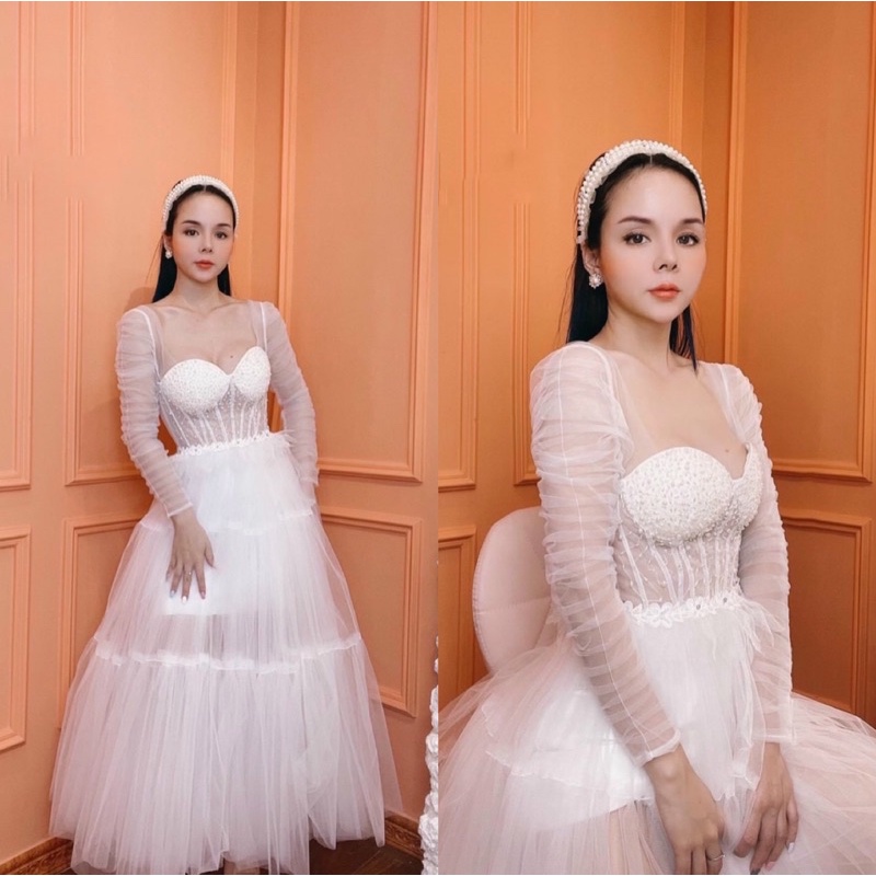 ĐẦM XOÈ KẾT TAT DÚN full size S /M/L/XL