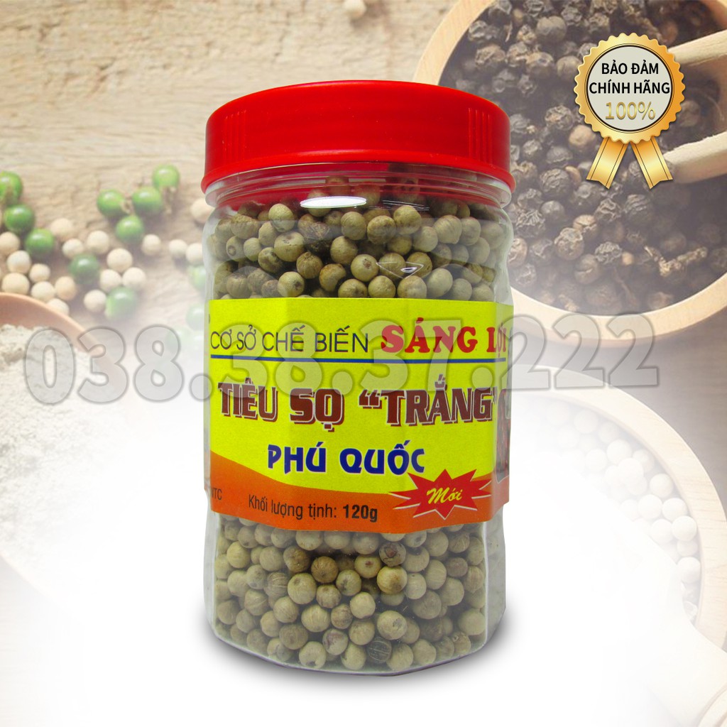 Tiêu sọ SÁNG LỢI PHÚ QUỐC hộp 120g