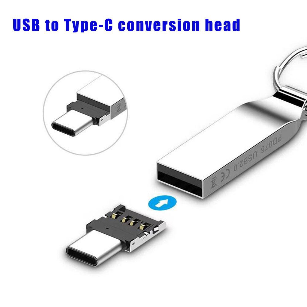 【Mua 2 tặng 2】Đầu Chuyển Đổi Từ Cổng Type-C Sang Giác Cắm Usb