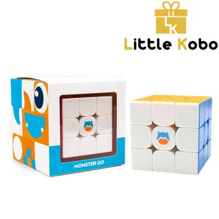 [Ốc GES] Rubik 3x3 Monster Go MG3 Cao Cấp Gan MG356 Cube Rubic 3 Tầng Stickerless