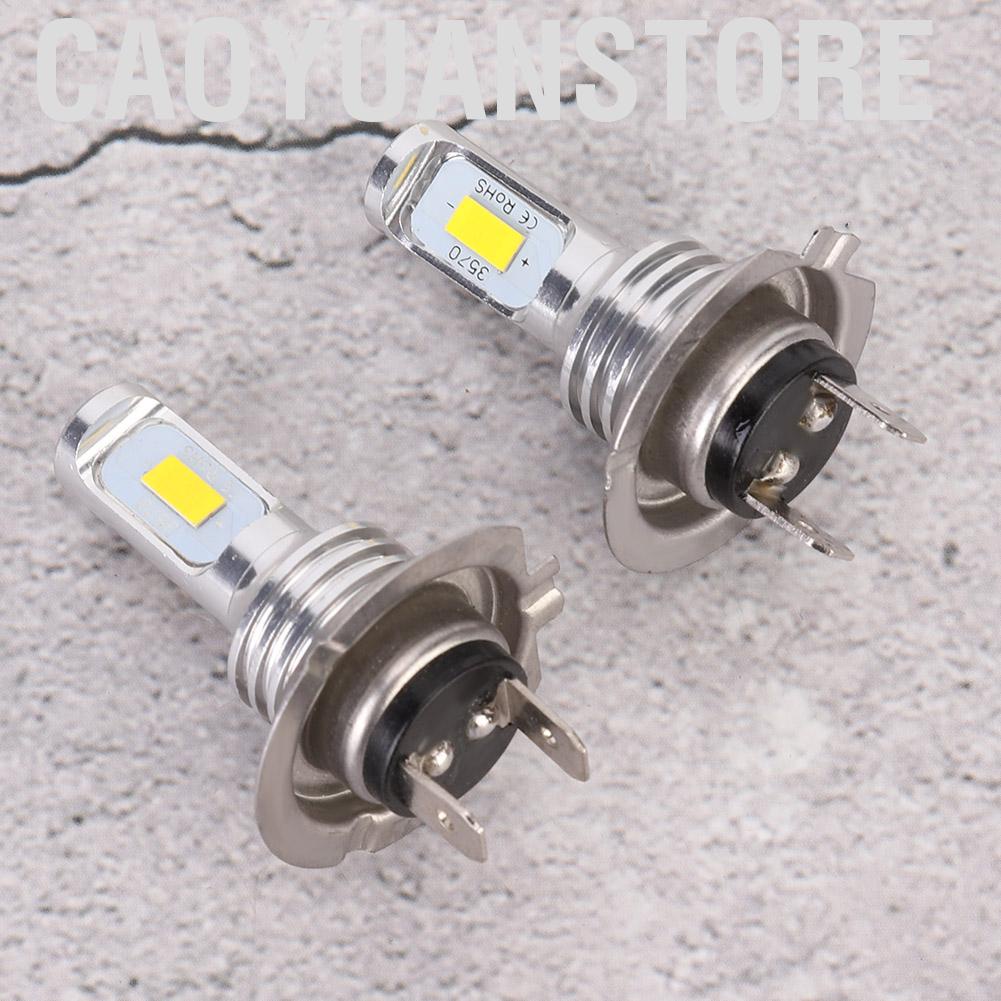 Bộ 2 đèn lED H7 80W 8000K với ánh sáng màu vàng 12-24V