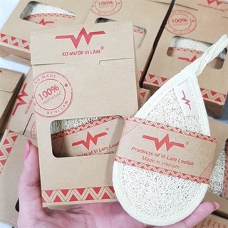 Xơ mướp tẩy tế bào chết + găng tay tắm