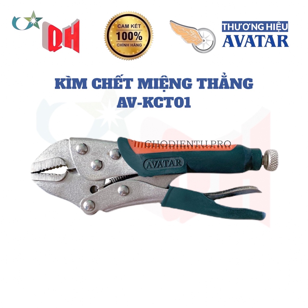 Kìm Bấm Chết Miệng Thẳng 5"/10" AVATAR (AV-KCT01-5/AV-KCT01-10) - HÀNG CHÍNH HÃNG