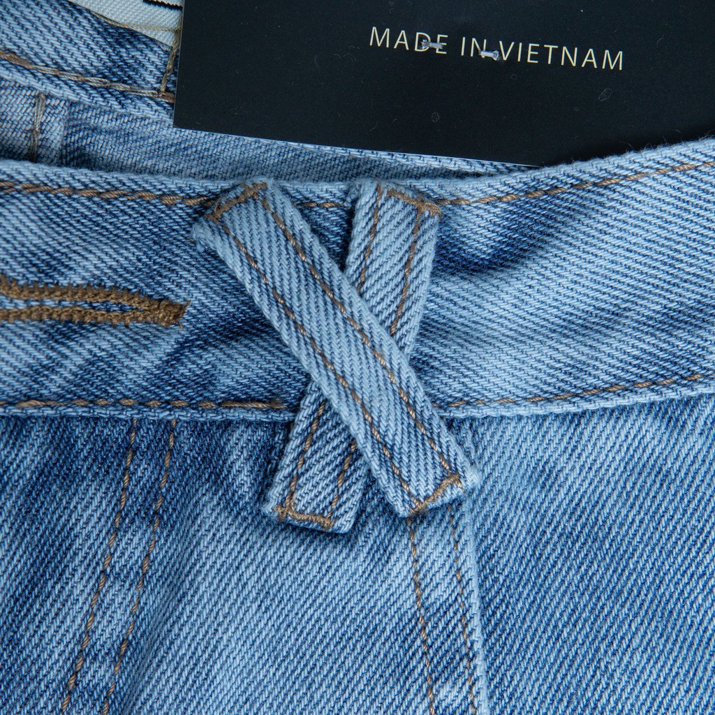 Quần Short Jeans Ngố Lửng Dây Săn Chéo Kiểu ULZZANG [MẪU MỚI]