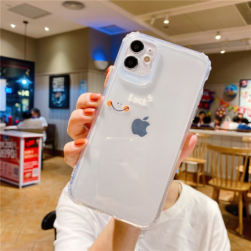 Ốp lưng Apple iPhone 11 Pro Max iPhone X Xs XR iPhone 7 Plus iPhone 8 Plus iPhone 6 Plus Ốp lưng điện thoại Emoji Smile Ốp lưng TPU Soft Case