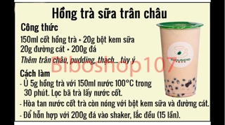hồng trà lục trà pha trà sữa đài loan