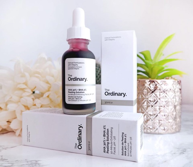 Serum tẩy tế bào chết hoá học The Ordinary AHA 30% BHA 2% Peeling Solution: