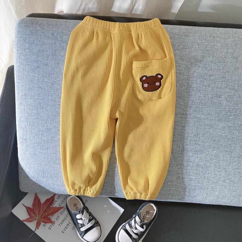 SALE 35%- Quần len tăm cho bé quần bé trai bé gái thu đông bo chun cực mềm mịn siêu dễ thương từ 8 - 16kg