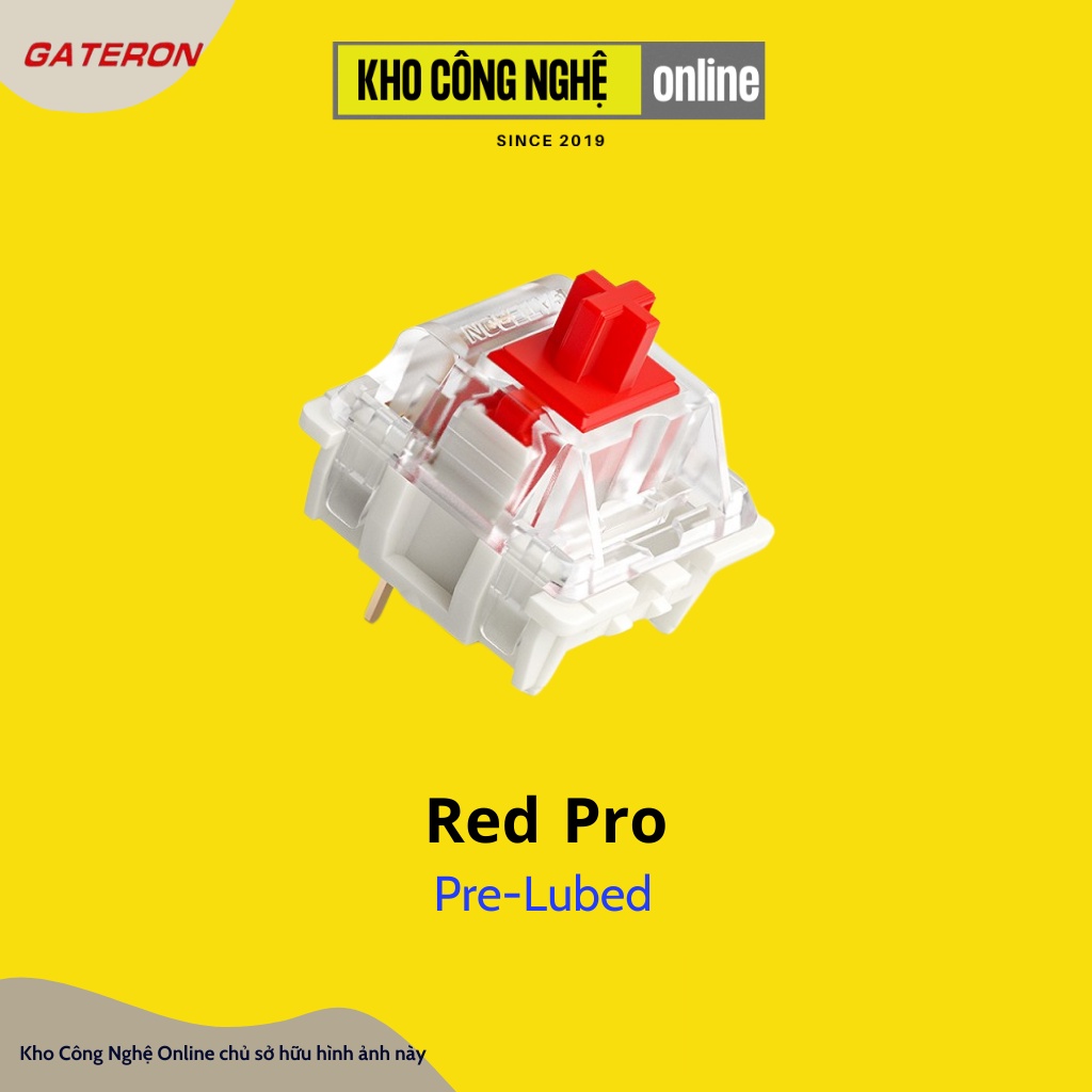 Công tắc bàn phím Switch Gateron Yellow Pro dùng cho bàn phím cơ