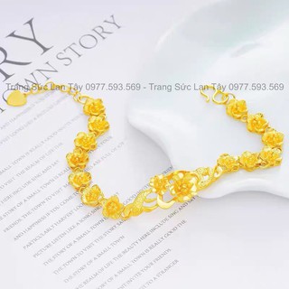 vòng tay cô dâu dát vàng 9999