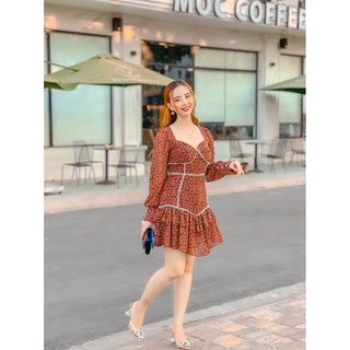 Đầm hoa nhí đuôi cá Bigsize 60-90kg