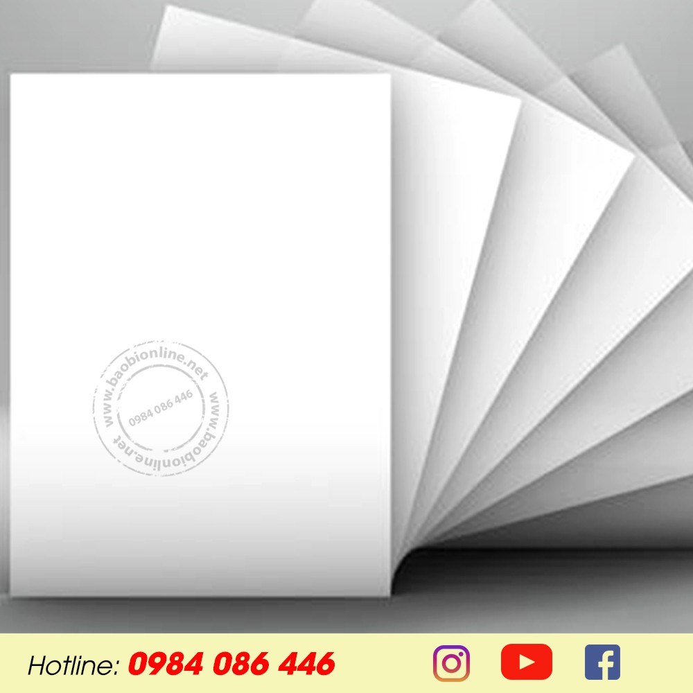 XẤP 100 TỜ GIẤY IVORY ĐỊNH LƯỢNG 400 GSM DÀY | LÀM BÌA SỔ TAY, BẾ HỘP CAO CẤP - BAOBIONLINE