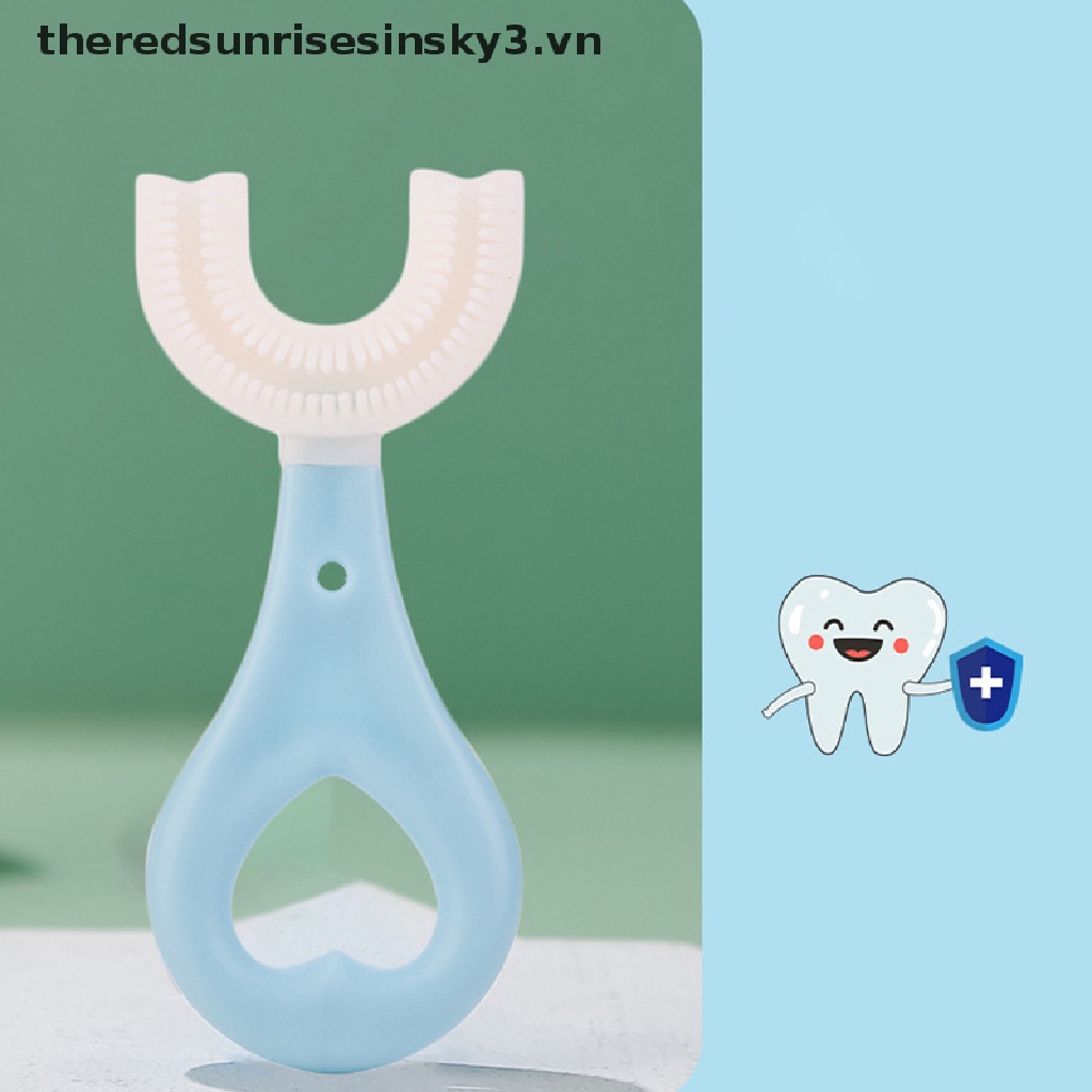 Bàn Chải Đánh Răng Silicone Hình Chữ U An Toàn