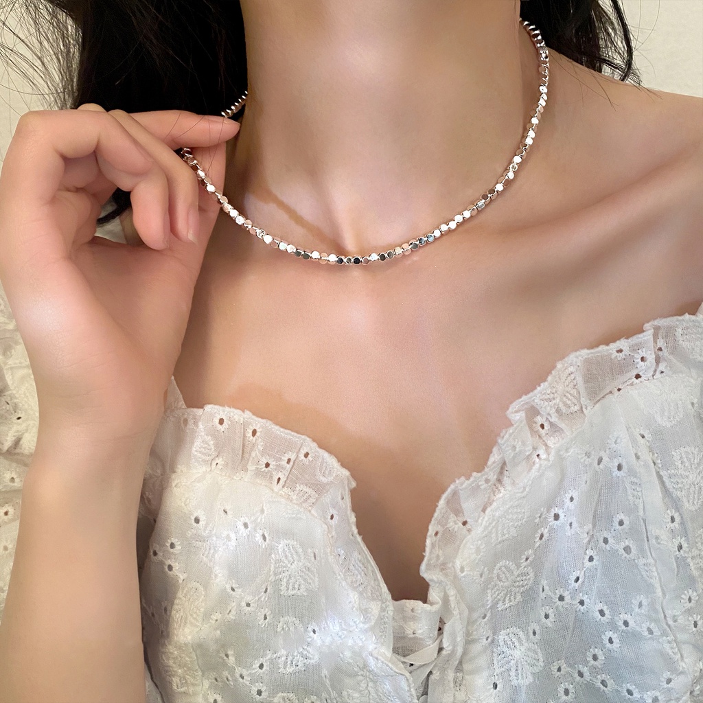 Vòng Cổ Mặt Nhẫn Ngọc Trai Thời Trang Sang Trọng Cho Nữ