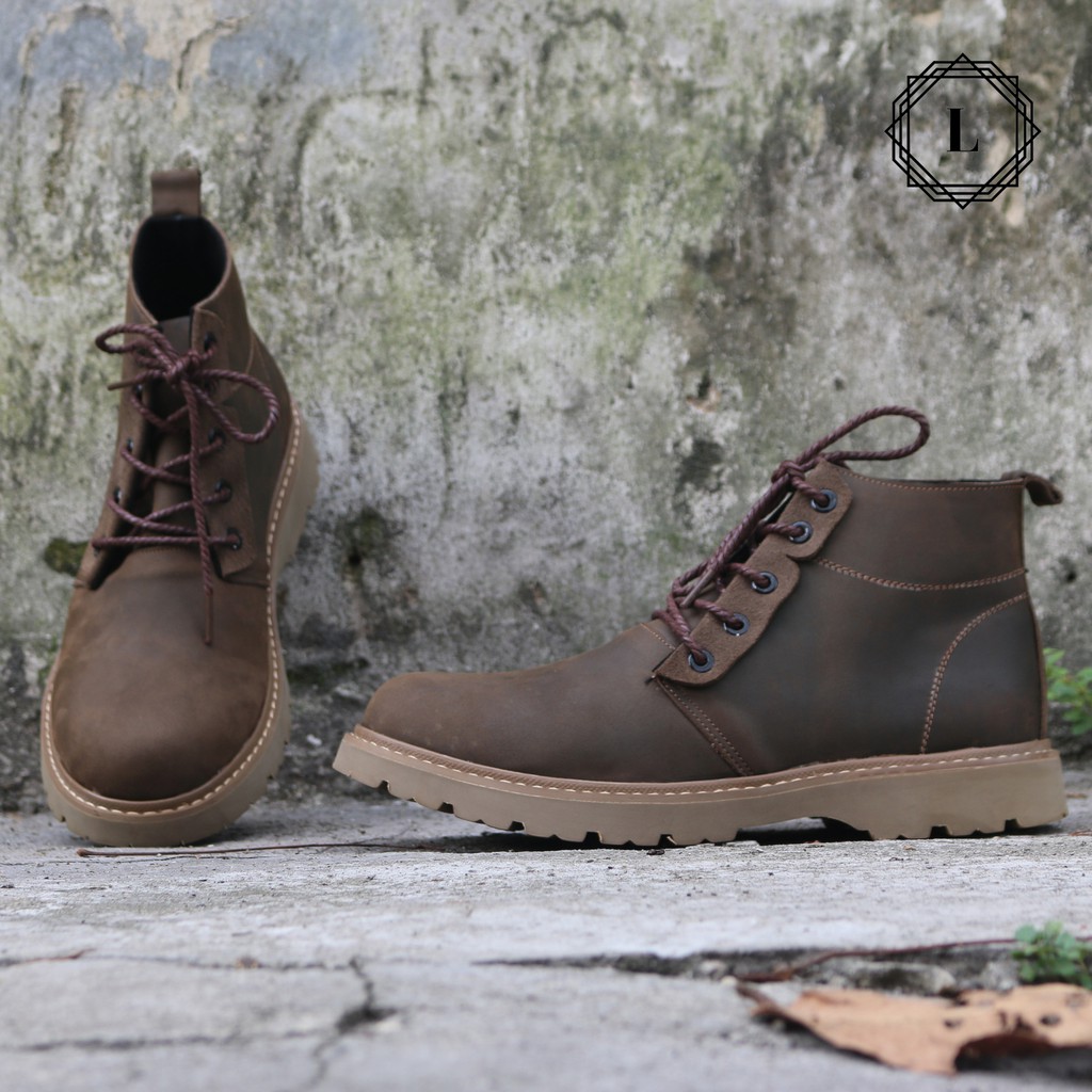 Giày boots bui, giày da nam Doc. Vintage 26 ( Da Sáp Ngựa ) bảo hành 1 năm