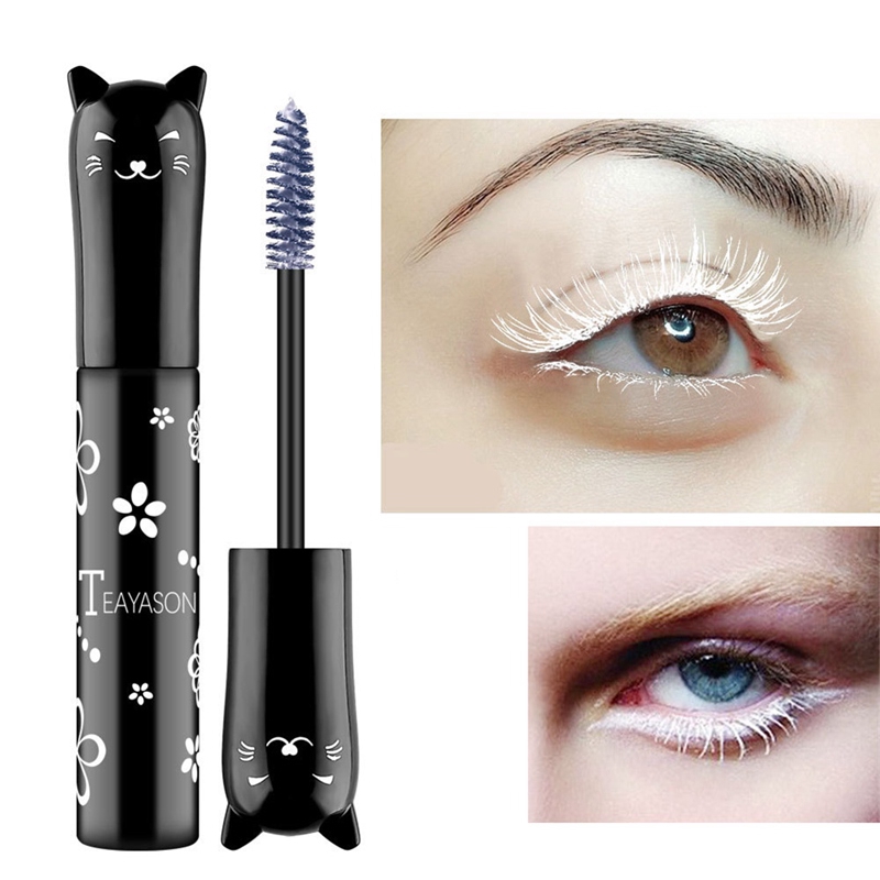 Mascara màu xanh dương/ tím/hồng/trắng/cà phê/xanh sapphire không dễ lem độc đáo | BigBuy360 - bigbuy360.vn