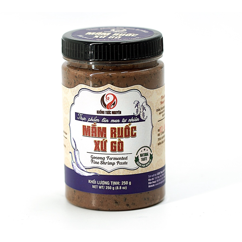Mắm Ruốc Xứ Gò, Không chất bảo quản, Nguyên liệu tươi ngon - Đặc sản mắm Miền Tây