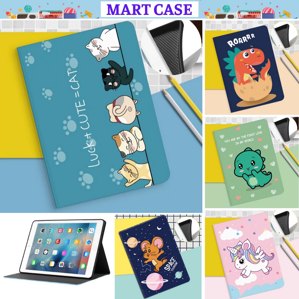 Ốp ipad silicon hình SPACE siêu cute ốp ipad Air 4/11/9.7/10.5/Air 3/10.2 gen7/8...MART CASE