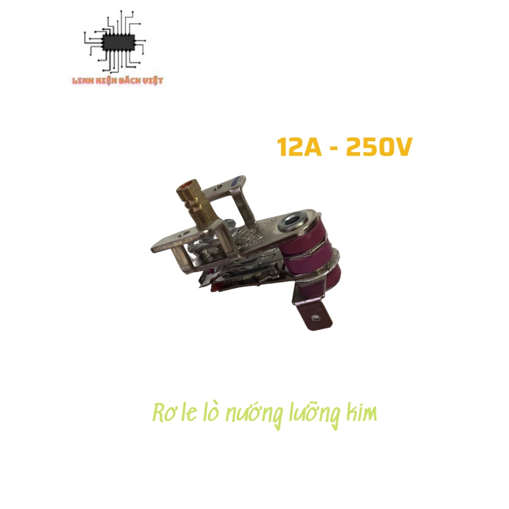 Rơ le lưỡng kim lò nướng KST201 15A cao cấp