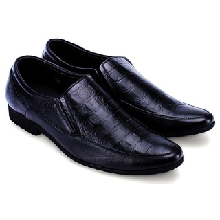 Giày Lười Nam Vân Cá Sấu Huy Hoàng 7159