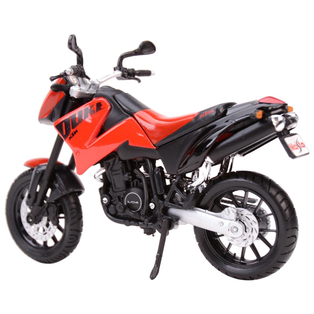 Maisto 1:18 KTM 640 Duke Die Cast Đồ chơi mô hình tĩnh mô tô sưu tầm