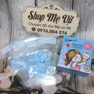 Combo 10 hộp 50 túi trữ sữa SUNMUM