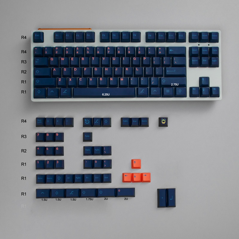 Bộ 136 Phím Cho Bàn Phím Cơ GMK Firefly PBT