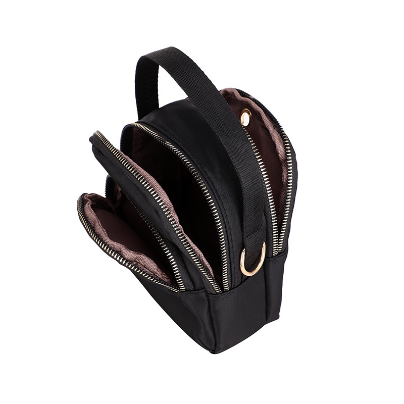 Ielgy Túi Đeo Chéo Vai Bằng nylon Trọng Lượng Nhẹ Thiết Kế Giắc Cắm Tai Nghe Cho Nữ