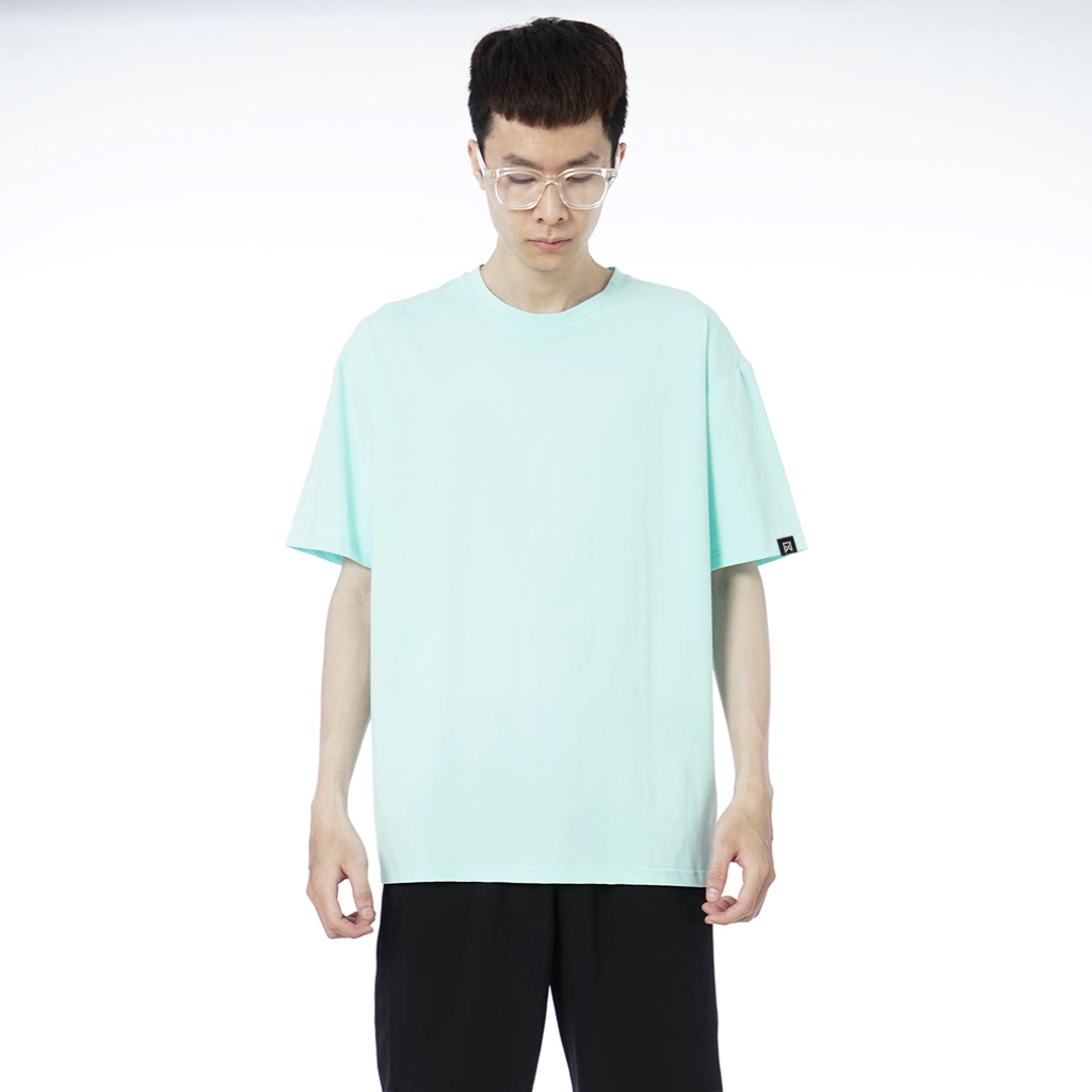 Áo thun cổ tròn N7 vải Cotton nam nữ dày dặn co giãn form rộng oversize AT03