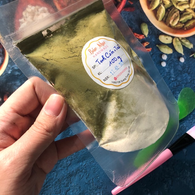 Tinh Cám Gạo Trà Xanh Handmade - Trắng Da+ Tẩy TBC