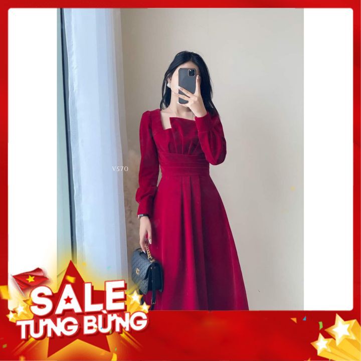 Đầm dự tiệc xòe tay phồng cách điệu Julliet Dress [HÀNG CÓ SẴN] | BigBuy360 - bigbuy360.vn