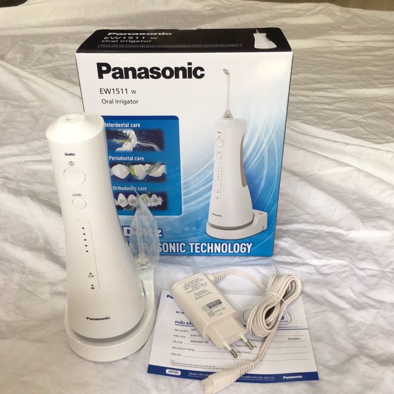 Máy Tăm Nước Panasonic Cầm Tay Công Nghệ Siêu Âm EW1511 - [Bảo Hành Chính Hãng 12 Tháng]