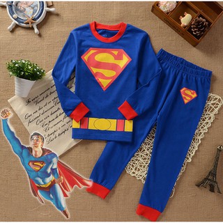 Quần Áo Siêu Nhân Super Man (Loại Tốt) 130cm