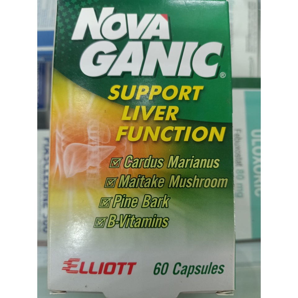 Bổ gan NOVAGANIC 60v - chính hãng