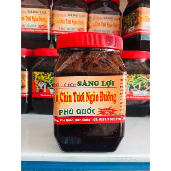 Combo 3 hũ tiêu ngào đường SÁNG LỢI PHÚ QUỐC 400gr | BigBuy360 - bigbuy360.vn