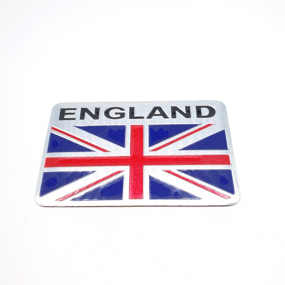 Tem nhôm decal dán trang trí xe hình cờ các nước trên thế giới- Anh, Mỹ, Đức, Pháp, Nhật........