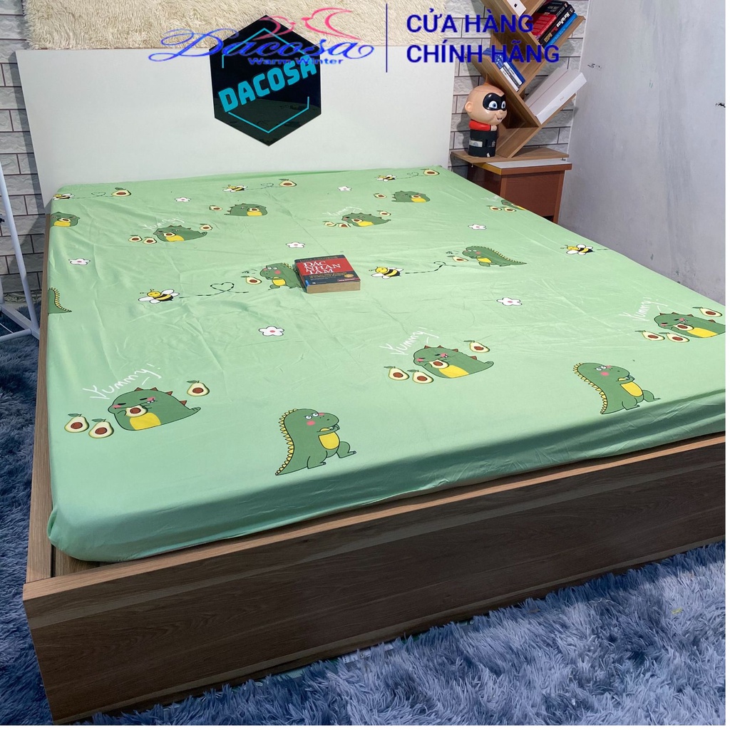 Ga trải giường DACOSA cotton poly bo chun sẵn