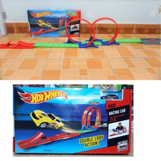 Bộ đường đua xe hotwheels - Đồ chơi lắp ghép cho trẻ em Hot Wheel car