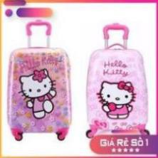 [xk] [XẢ KHO] [XẢ KHO]  Vali Kéo Hello Kitty Cho Bé Yêu