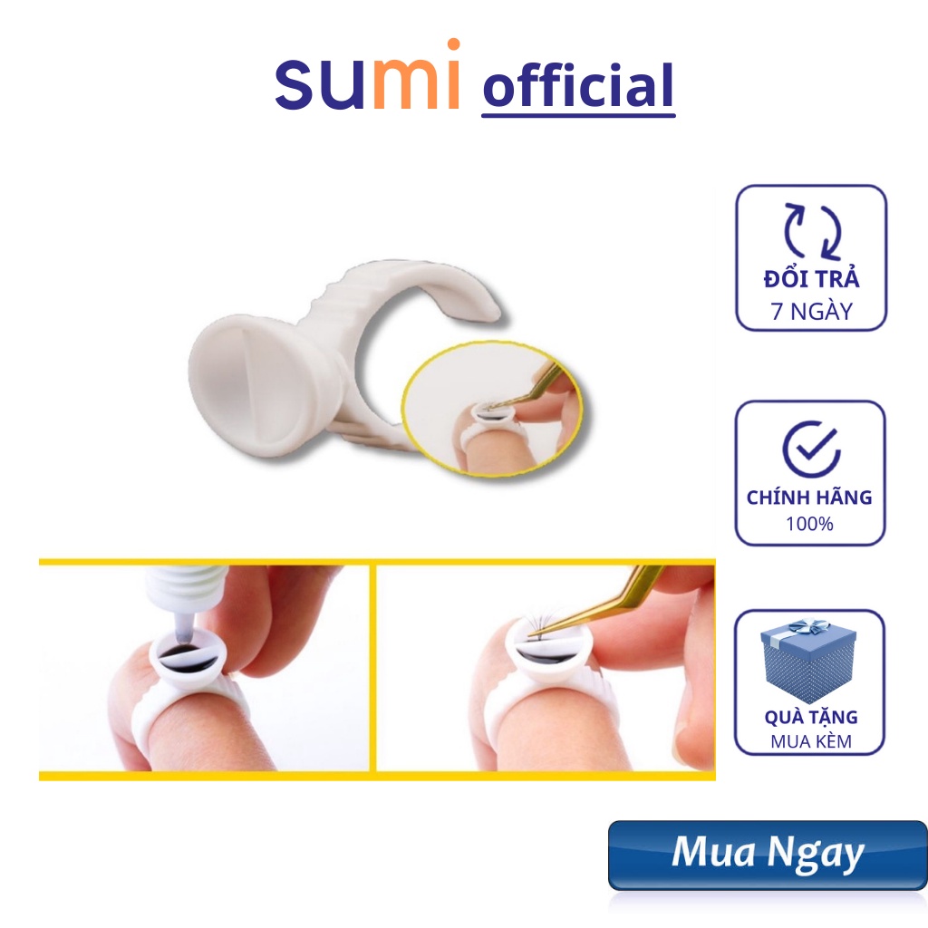 Nhẫn đựng keo nối mi ( 100 nhẫn)