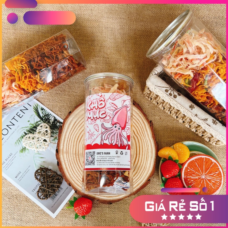 Khô mix 3 vị  300g Eric's Food, ăn vặt Sài Gòn siêu ngon, giá rẻ