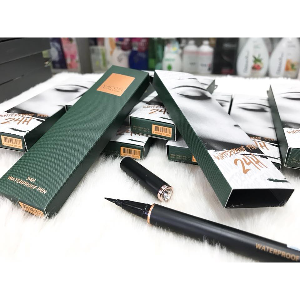 BÚT KẺ MẮT NƯỚC VACOSI ĐEN BÓNG - 24H KHÔNG TRÔI | BigBuy360 - bigbuy360.vn